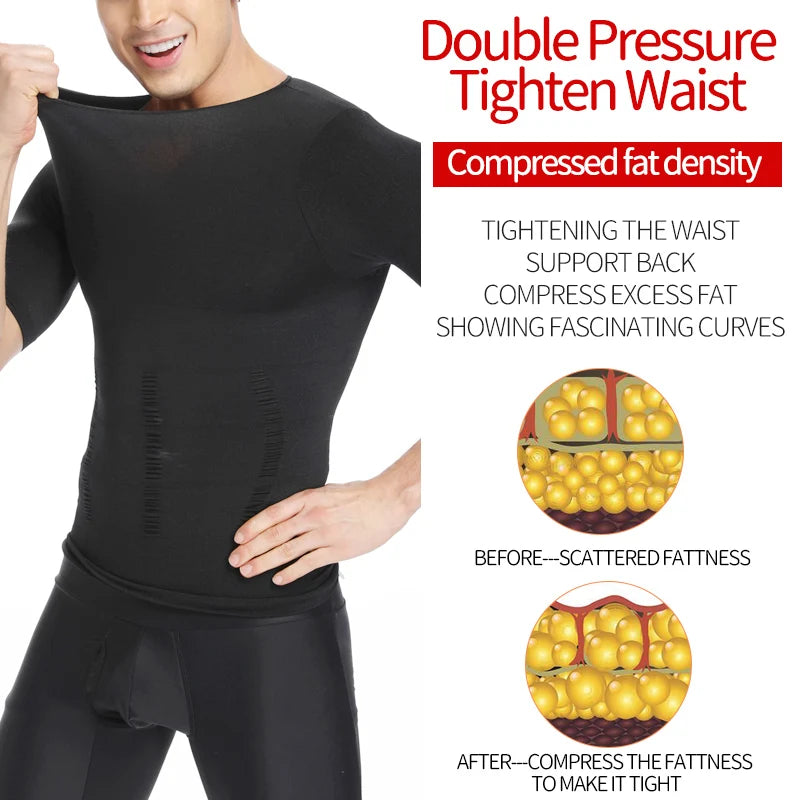 Hommes minceur corps Shaper ventre contrôle Shapewear homme Shapers modélisation sous-vêtements taille formateur Posture correctrice gilet Corset