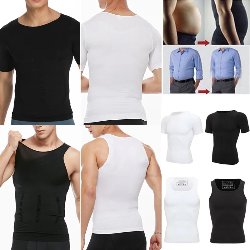 Hommes minceur corps Shaper ventre contrôle Shapewear homme Shapers modélisation sous-vêtements taille formateur Posture correctrice gilet Corset