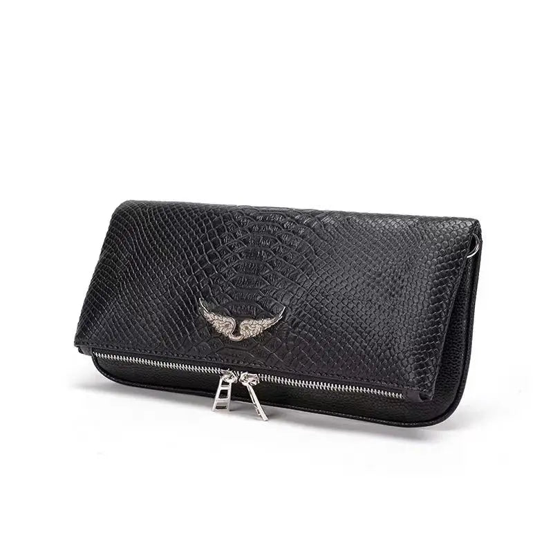 Haute qualité Zadig & Voltaire sac de luxe femmes ailes classique zv sacs Vintage noir Rocky clouté épaule bandoulière fête Sachet