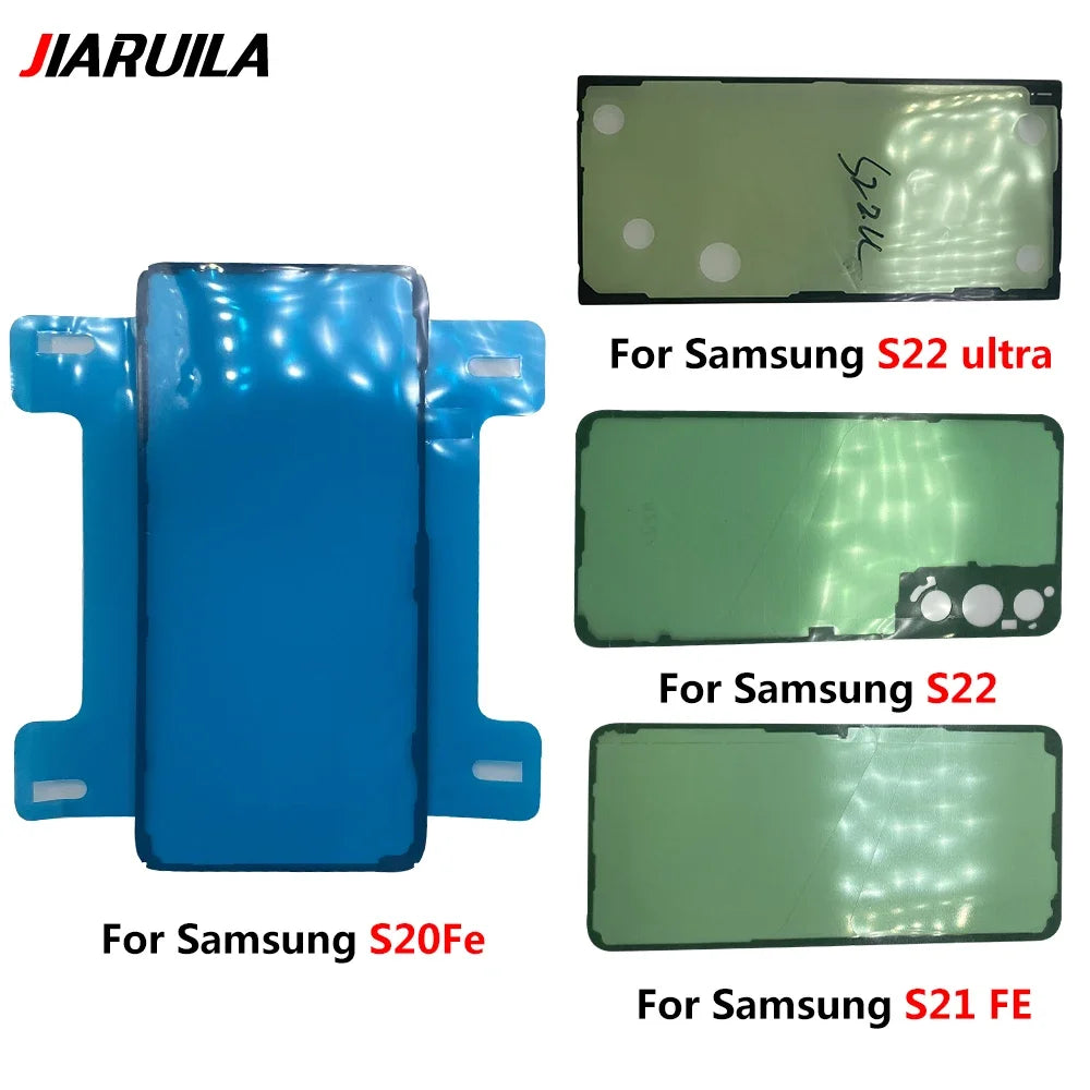 Nouveau autocollant adhésif étanche, boîtier arrière, couvercle de batterie, ruban adhésif pour Samsung S20 Fe S21 S22 Plus S23 Ultra S24 S21 Fe S22