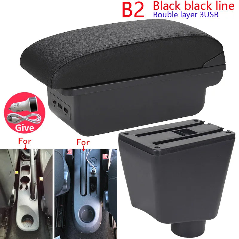 Accoudoir de voiture pour Renault Clio 4, Captur Clio 3 III IV, boîte d'accoudoir de voiture, pièces de rangement d'accessoires, rénovation intérieure dédiée