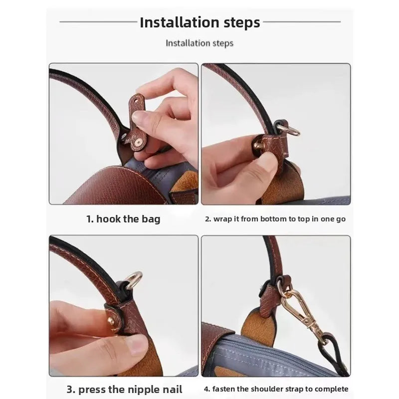 Y2k – sac fourre-tout en Nylon, Mini sac 2025, sangle d'épaule en forme de boulette, ceinture sans poinçon, accessoire de Conversion perforé