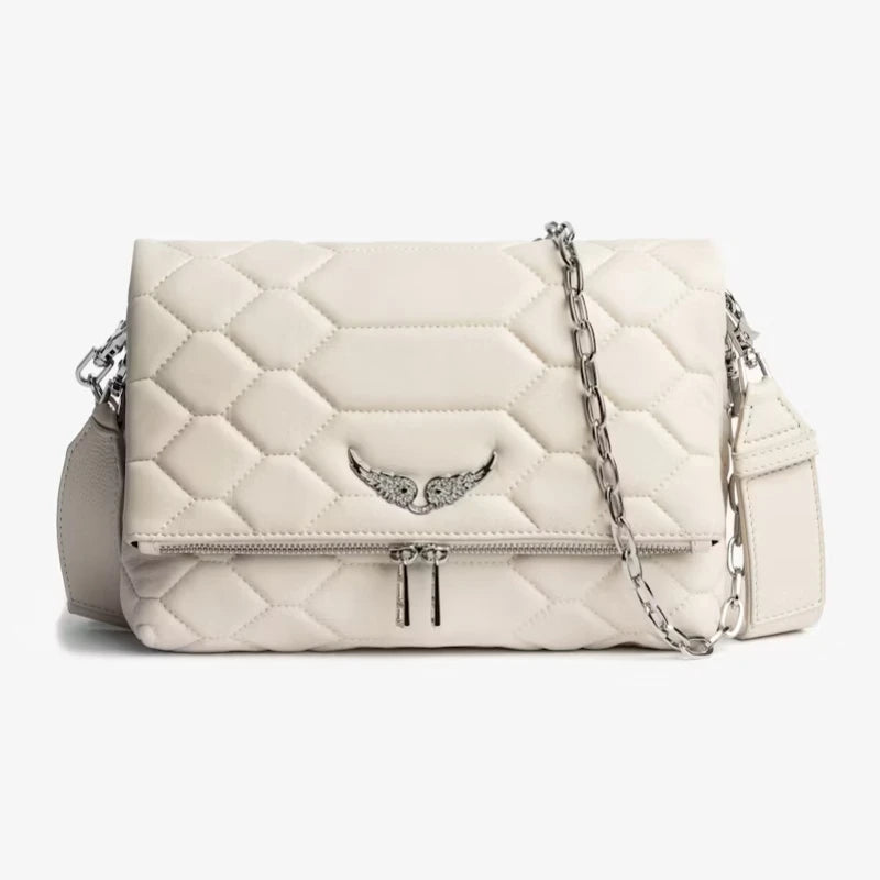 Haute qualité Zadig & Voltaire sac de luxe femmes ailes classique zv sacs Vintage noir Rocky clouté épaule bandoulière fête Sachet