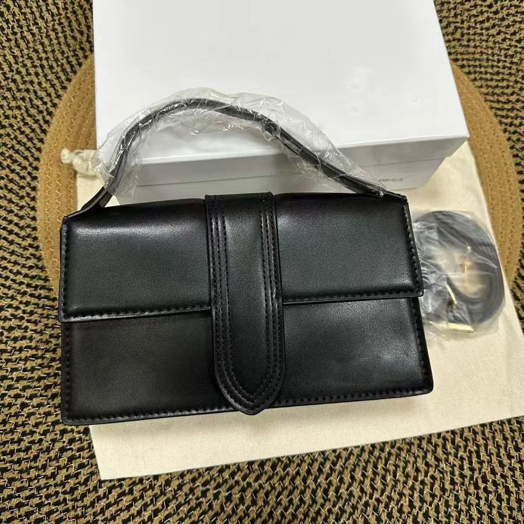 Ja-Sac à Main en Cuir de Veau pour Femme, Sacoche à Bandoulière Simple, Diagonale, Nouvelle Collection 2025
