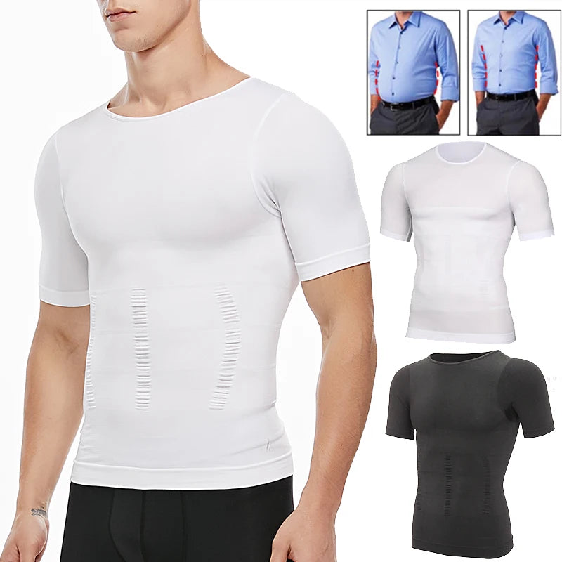 Hommes minceur corps Shaper ventre contrôle Shapewear homme Shapers modélisation sous-vêtements taille formateur Posture correctrice gilet Corset
