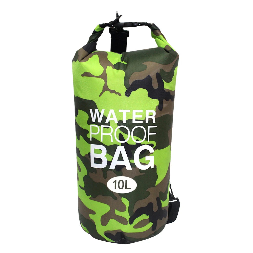 Sac sec étanche 2L/3L/5L/10L, sac flottant pour natation, Rafting, kayak, Trekking en rivière, voile, canoë, bateau