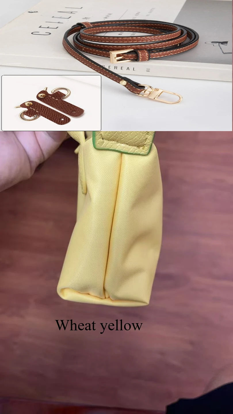 Y2k – sac fourre-tout en Nylon, Mini sac 2025, sangle d'épaule en forme de boulette, ceinture sans poinçon, accessoire de Conversion perforé