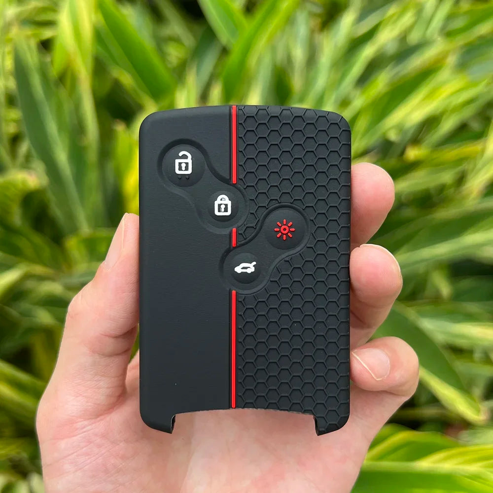 Juste de clé de voiture en silicone pour Renault, Kadjar, Captur, Clio, Megane, 2, 3, 4, RS, Koleos, Logan, Scenic, Duster, étui à cartes, accessoires de chiot