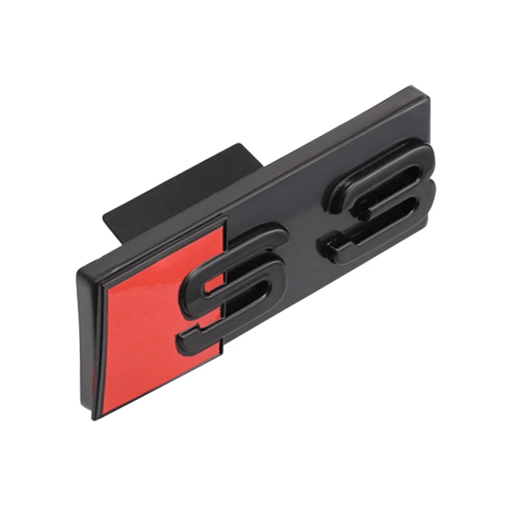 Décoration d'emblème de calandre avant de voiture ABS 3D, accessoires de Modification automobile pour Audi RS3 RS4 RS5 RS6 RS7 RS8 Badge Logo