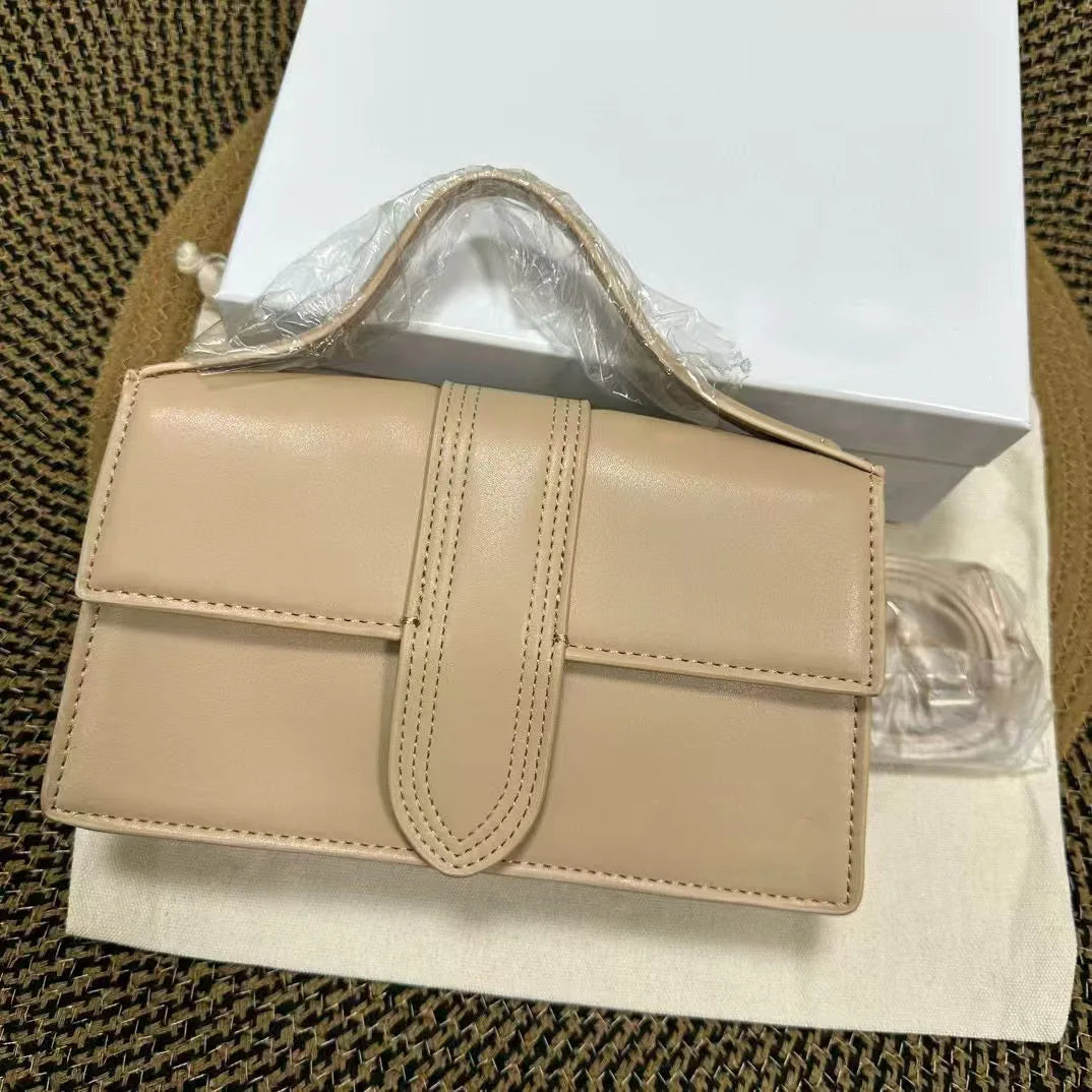 Ja-Sac à Main en Cuir de Veau pour Femme, Sacoche à Bandoulière Simple, Diagonale, Nouvelle Collection 2025