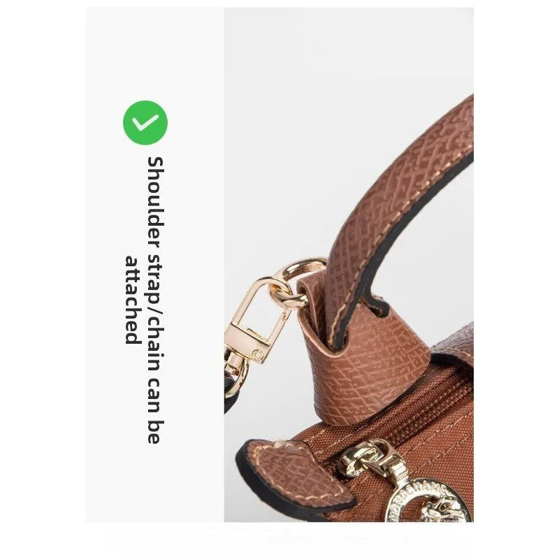 Y2k – sac fourre-tout en Nylon, Mini sac 2025, sangle d'épaule en forme de boulette, ceinture sans poinçon, accessoire de Conversion perforé