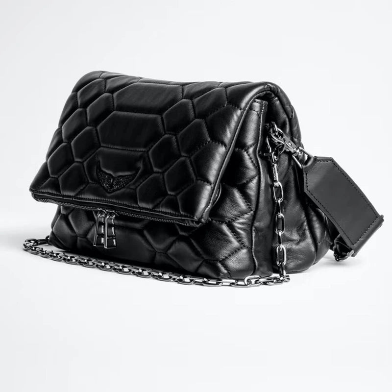 Haute qualité Zadig & Voltaire sac de luxe femmes ailes classique zv sacs Vintage noir Rocky clouté épaule bandoulière fête Sachet