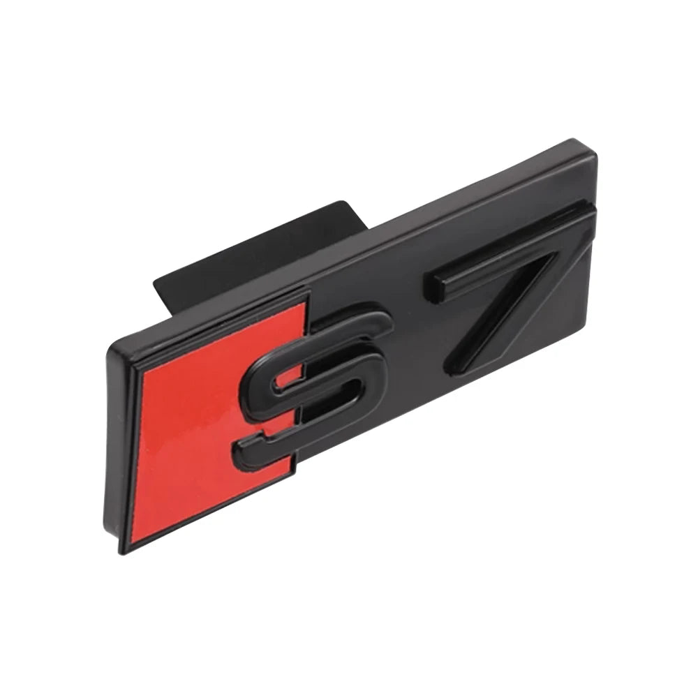 Décoration d'emblème de calandre avant de voiture ABS 3D, accessoires de Modification automobile pour Audi RS3 RS4 RS5 RS6 RS7 RS8 Badge Logo