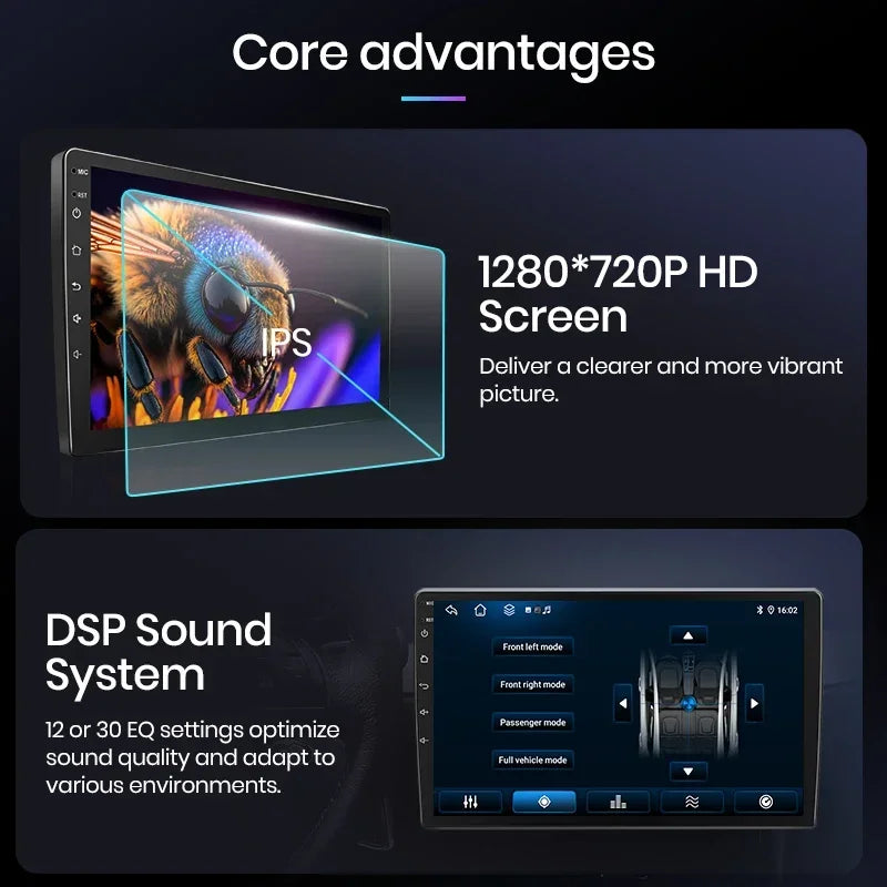 AWESAFE Carplay android Auto Radio pour VW Golf 4 Passat POLO Transport T5 Multivan siège Jetta voiture systèmes intelligents Autoradio