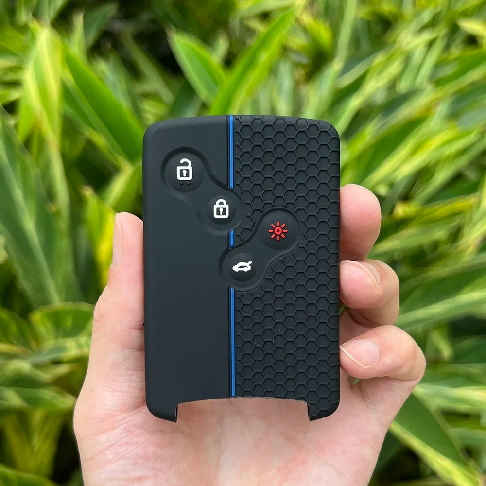 Juste de clé de voiture en silicone pour Renault, Kadjar, Captur, Clio, Megane, 2, 3, 4, RS, Koleos, Logan, Scenic, Duster, étui à cartes, accessoires de chiot