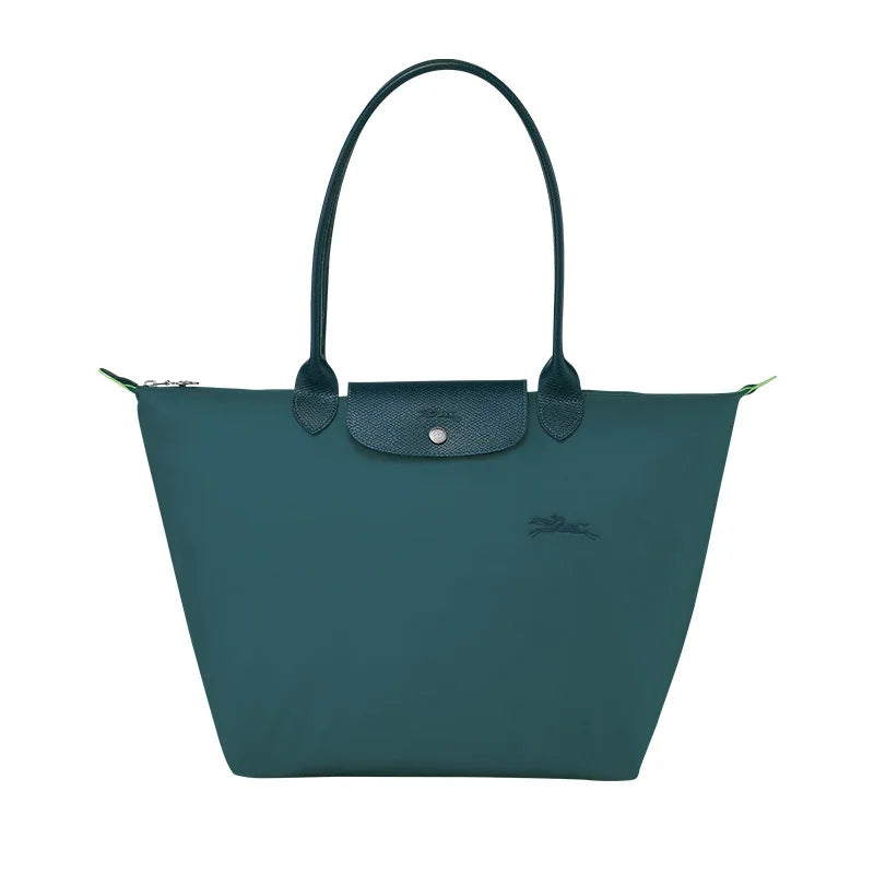 1 femmes pliable hobos nylon sac à main sacs classiques dame sac fourre-tout brodé sacs à bandoulière courts et longchamp poignées sacs