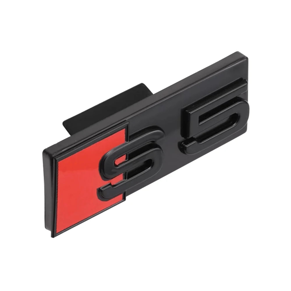 Décoration d'emblème de calandre avant de voiture ABS 3D, accessoires de Modification automobile pour Audi RS3 RS4 RS5 RS6 RS7 RS8 Badge Logo