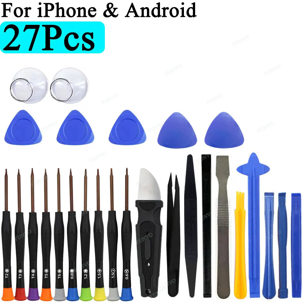 Mobile Phone Repair Tools Disassemble Repair Set for iPhone Screwdriver Combination Skid Multi Function Disassembly for iPhone