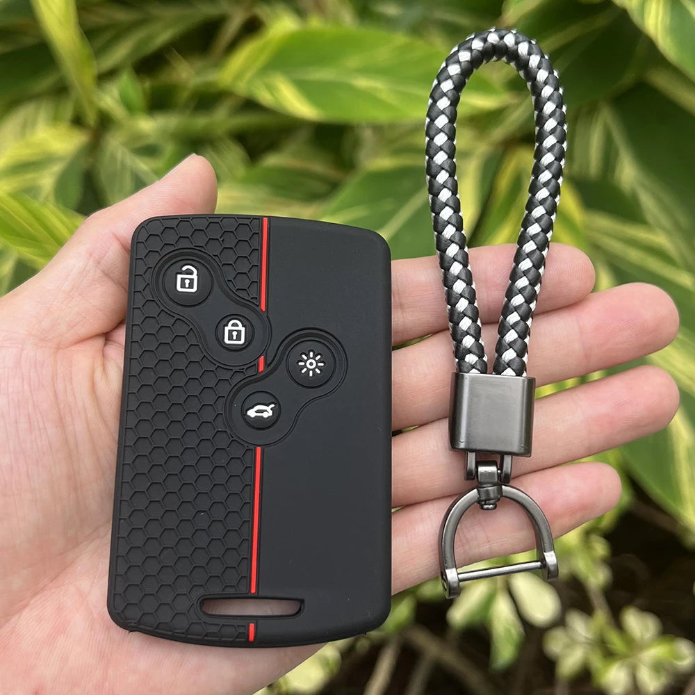 Juste de clé de voiture en silicone pour Renault, Kadjar, Captur, Clio, Megane, 2, 3, 4, RS, Koleos, Logan, Scenic, Duster, étui à cartes, accessoires de chiot