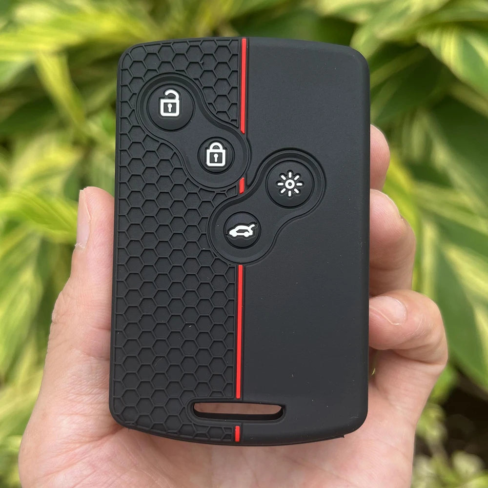 Juste de clé de voiture en silicone pour Renault, Kadjar, Captur, Clio, Megane, 2, 3, 4, RS, Koleos, Logan, Scenic, Duster, étui à cartes, accessoires de chiot