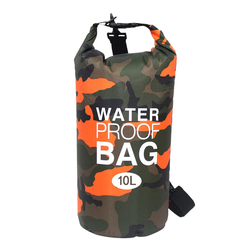 Sac sec étanche 2L/3L/5L/10L, sac flottant pour natation, Rafting, kayak, Trekking en rivière, voile, canoë, bateau