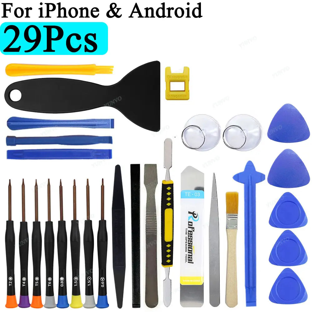 Mobile Phone Repair Tools Disassemble Repair Set for iPhone Screwdriver Combination Skid Multi Function Disassembly for iPhone