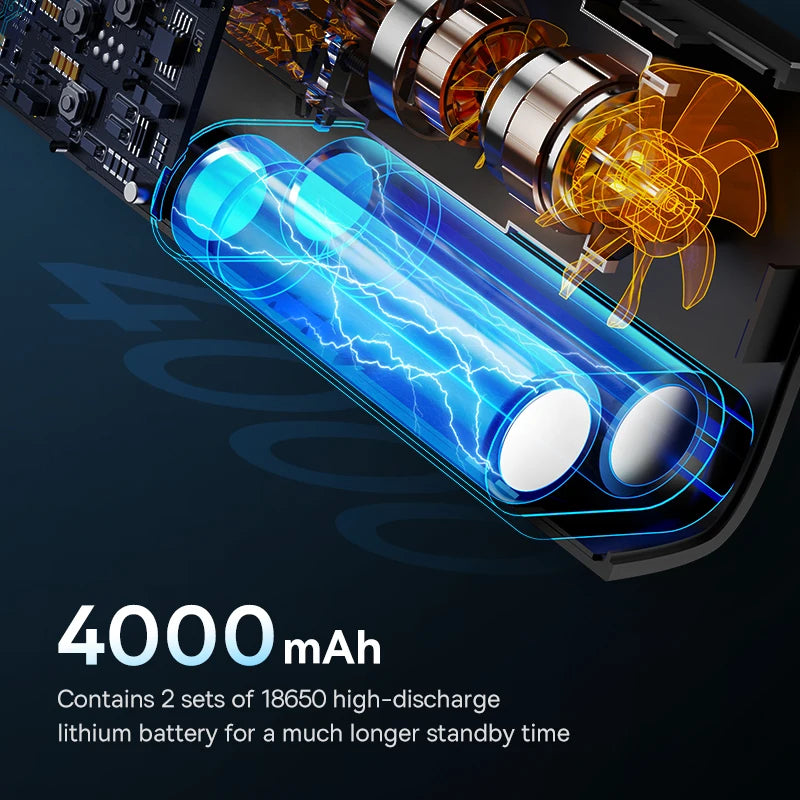 Baseus pompe à Air sans fil compresseur d'air Portable pompe à Air de voiture électrique numérique intelligente pour voiture moto pompe de gonflage de vélo