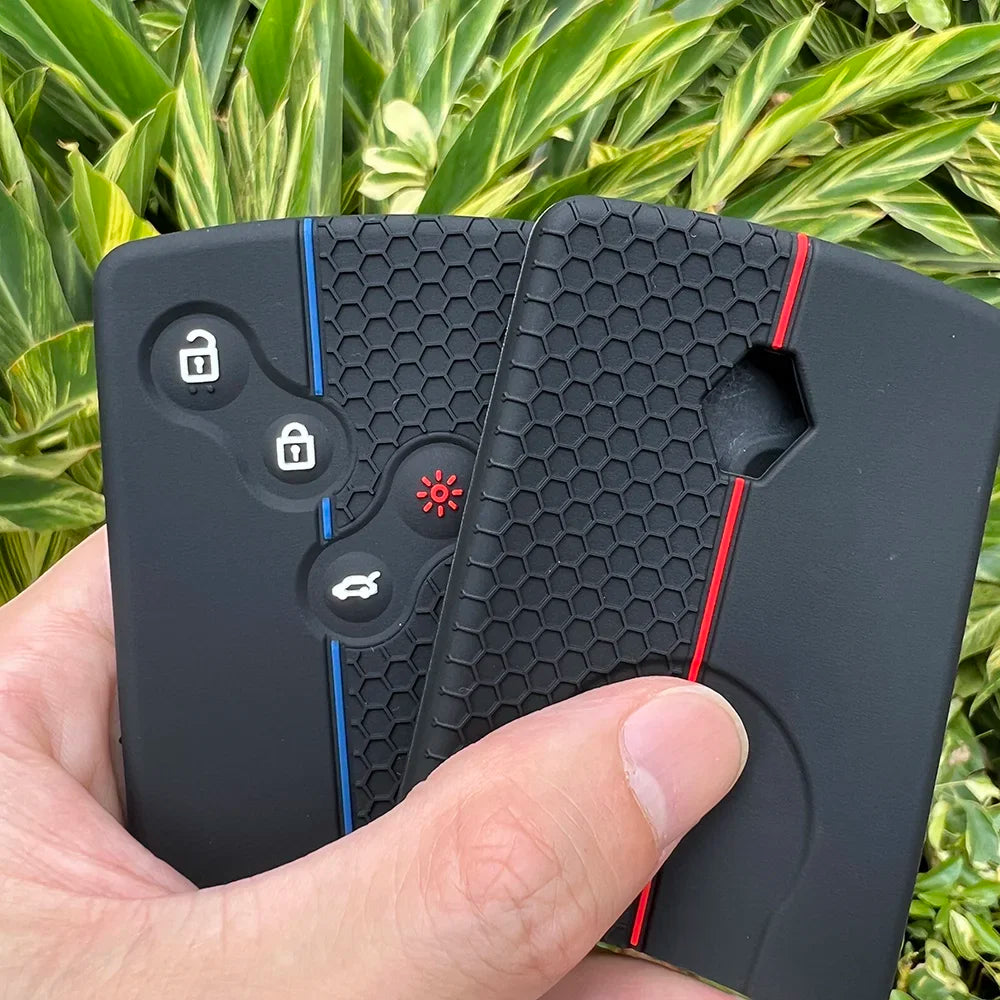Juste de clé de voiture en silicone pour Renault, Kadjar, Captur, Clio, Megane, 2, 3, 4, RS, Koleos, Logan, Scenic, Duster, étui à cartes, accessoires de chiot