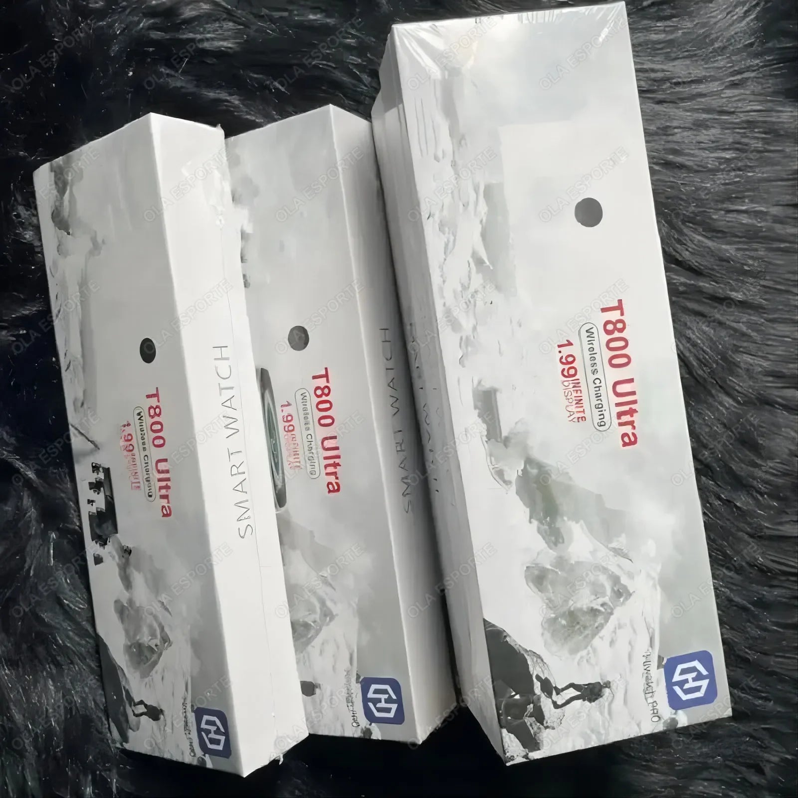 Wholesale T800 Ultra Smart Watch Men 49mm Series 8 AMOLED Screen NFC Compass Waterproof For Apple Watch IWO Ultra 9 Smartwatch