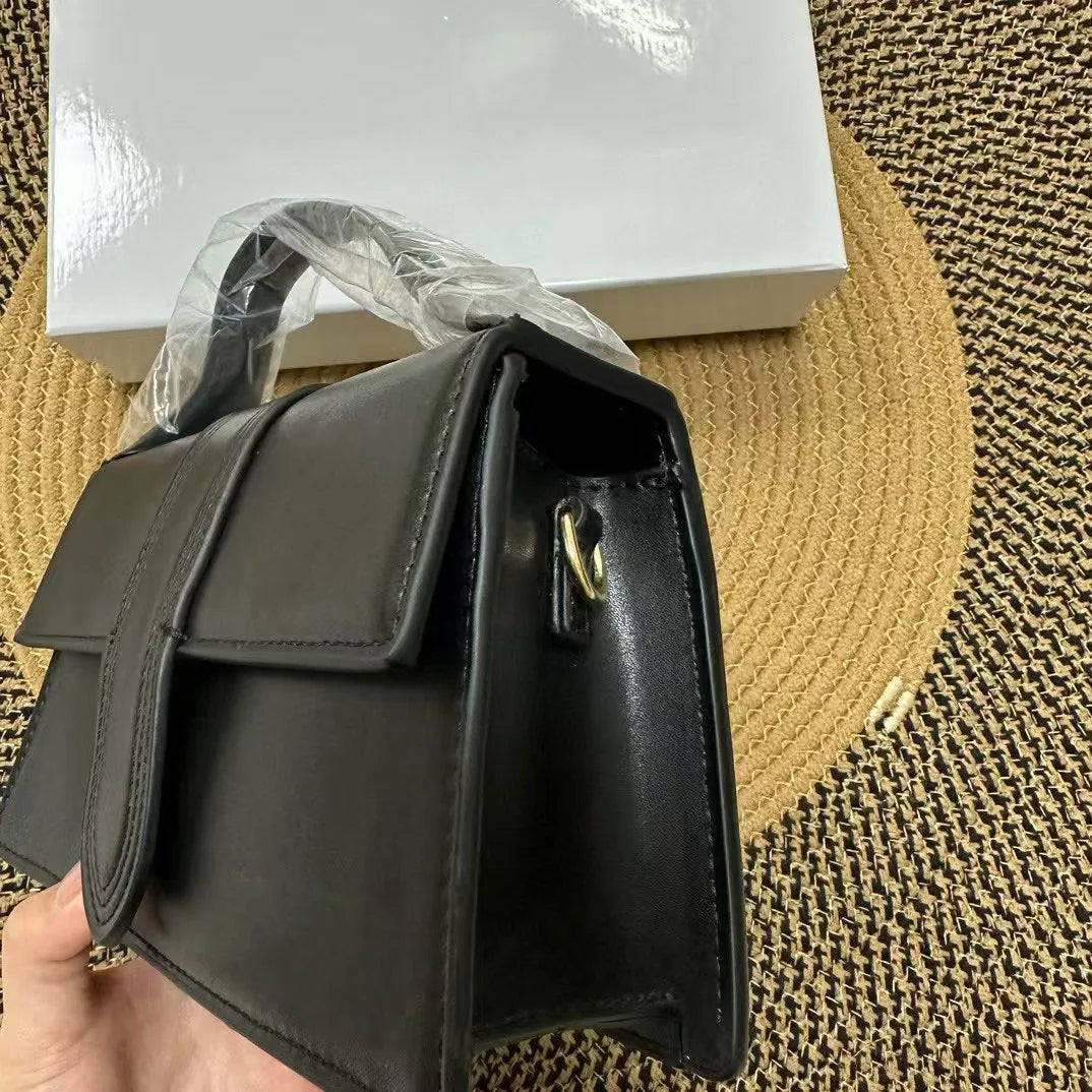 Ja-Sac à Main en Cuir de Veau pour Femme, Sacoche à Bandoulière Simple, Diagonale, Nouvelle Collection 2025