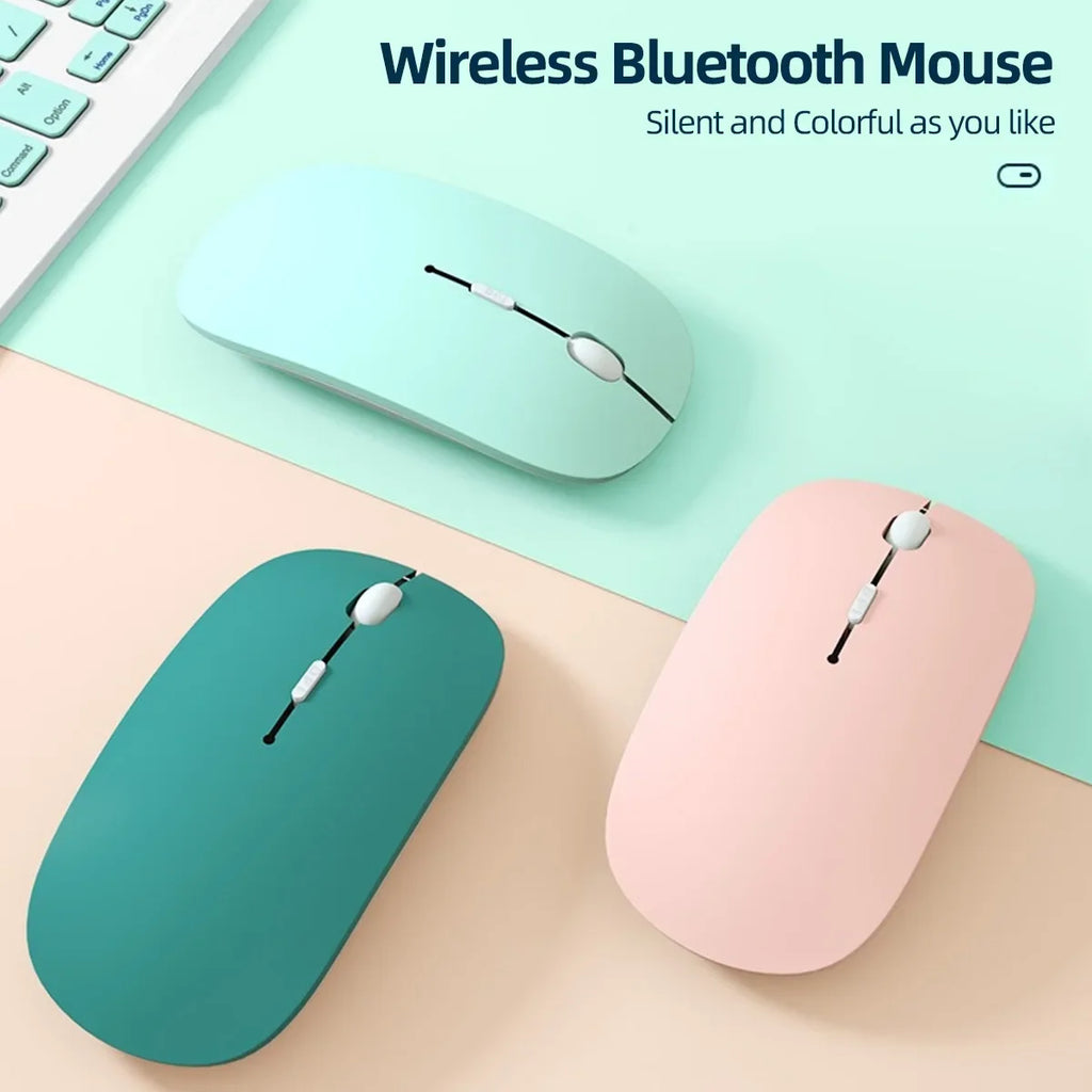 Souris sans fil compatible Bluetooth, silencieuse, pour ordinateur de jeu, Portable, pour ordinateur Portable, iPad Air Pro, tablette PC