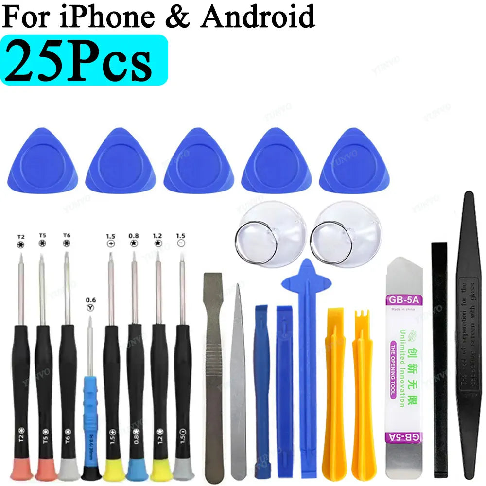 Mobile Phone Repair Tools Disassemble Repair Set for iPhone Screwdriver Combination Skid Multi Function Disassembly for iPhone