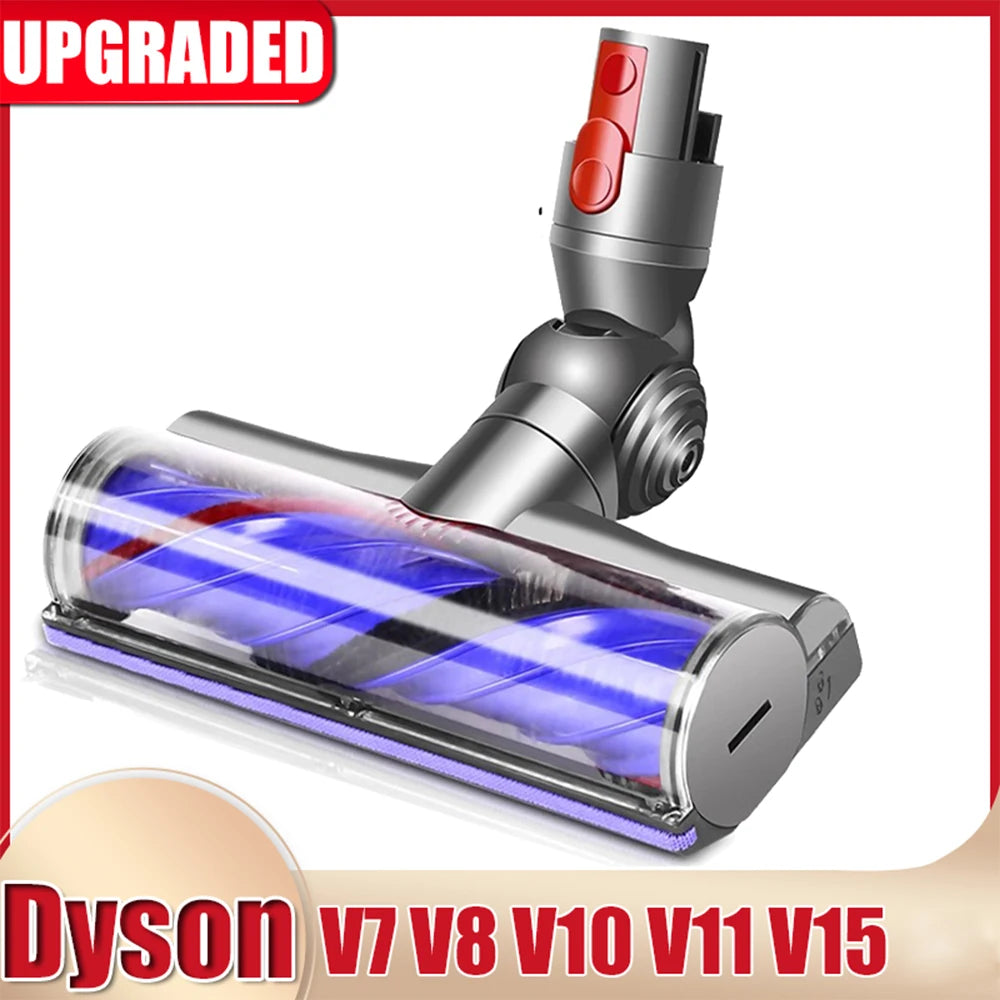 Pour Dyson V7 V8 V10 V11 V15 aspirateur Anti Entangleme tête de nettoyage à entraînement Direct, tête de nettoyage de tête de moteur brosse outil de Turbine