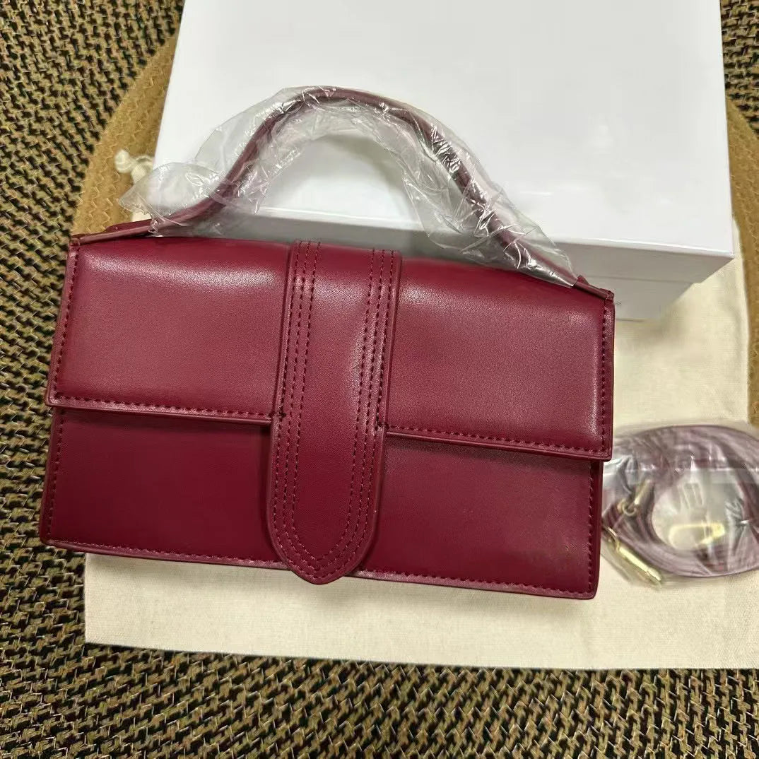 Ja-Sac à Main en Cuir de Veau pour Femme, Sacoche à Bandoulière Simple, Diagonale, Nouvelle Collection 2025