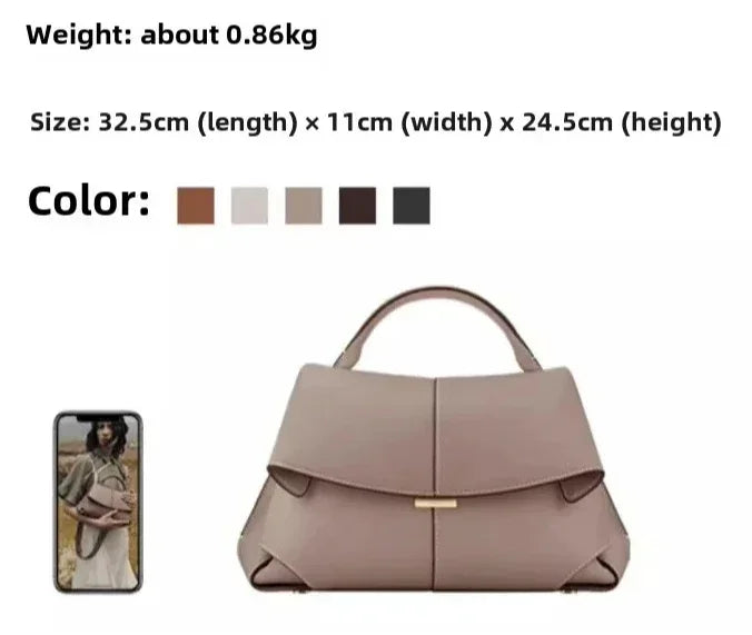 Sacs à main en cuir de luxe pour femmes, pocommuniste haut de gamme, super sac avec design plissé, grande capacité