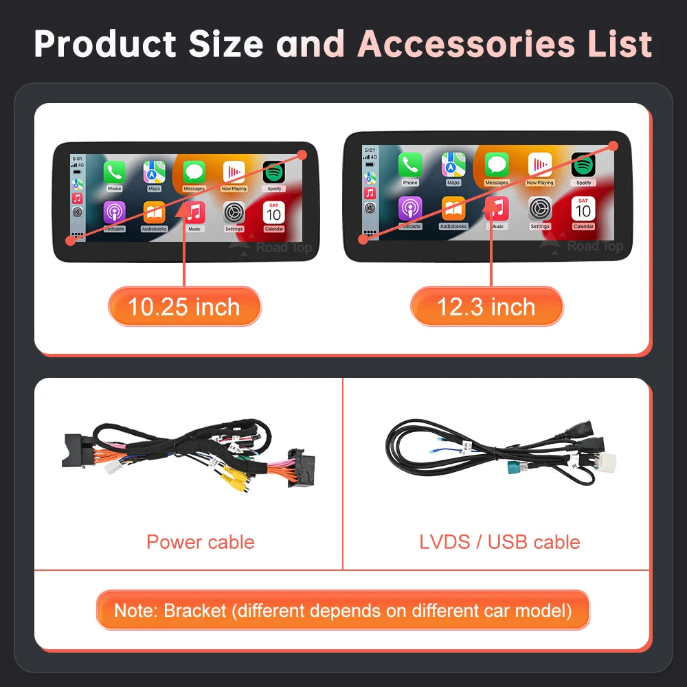 Écran multimédia Linux sans fil CarPlay Android Auto pour mercedes-benz W205 W176 GLC A C V classe W447 CLA GLA 2015-2018 NTG5.0