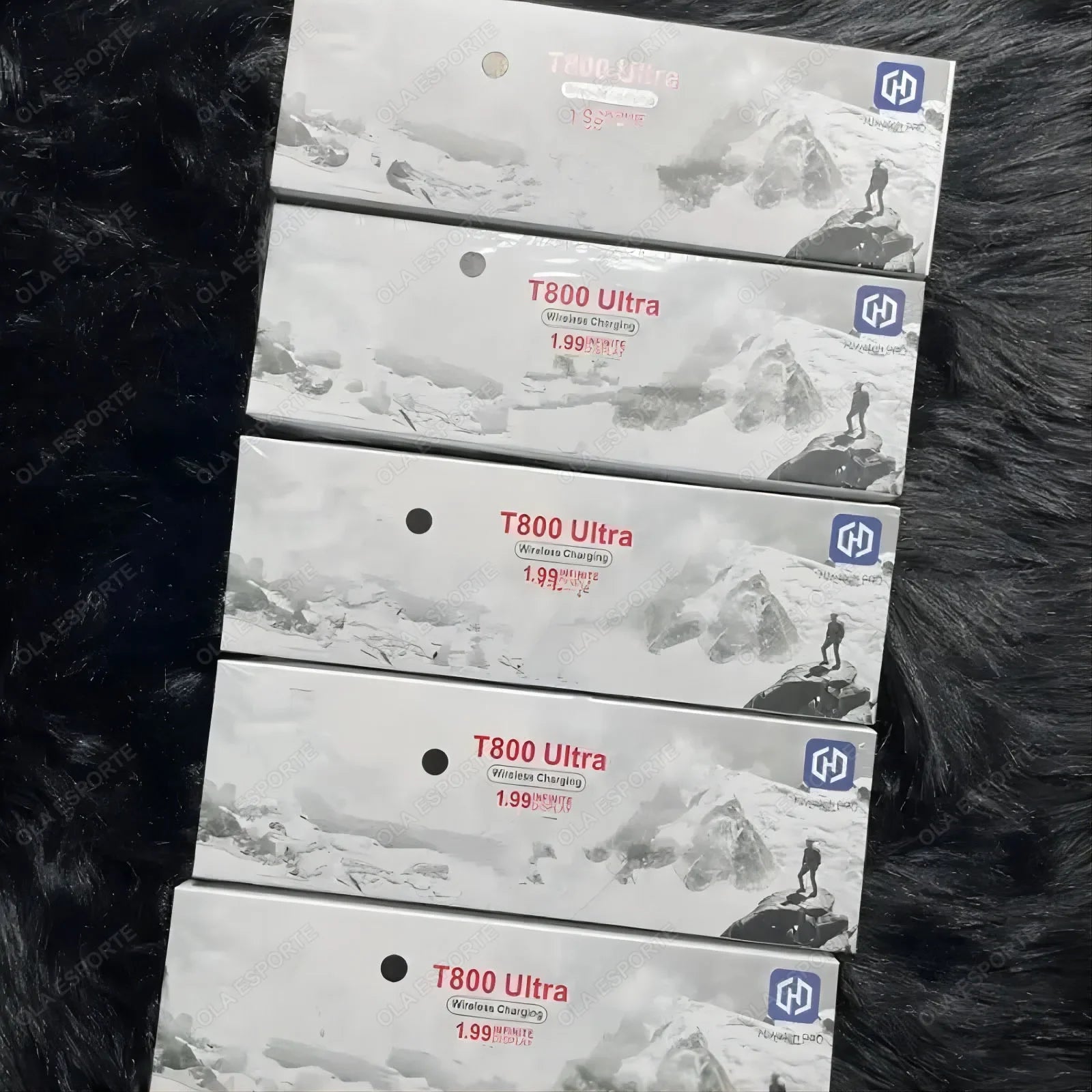 Wholesale T800 Ultra Smart Watch Men 49mm Series 8 AMOLED Screen NFC Compass Waterproof For Apple Watch IWO Ultra 9 Smartwatch