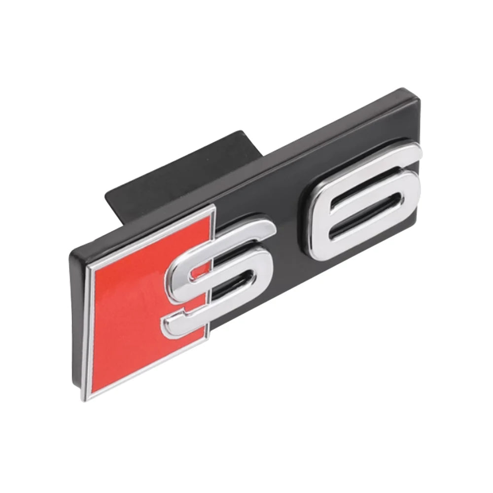 Décoration d'emblème de calandre avant de voiture ABS 3D, accessoires de Modification automobile pour Audi RS3 RS4 RS5 RS6 RS7 RS8 Badge Logo
