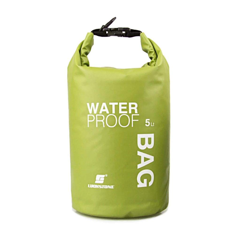 Sac sec étanche 2L/3L/5L/10L, sac flottant pour natation, Rafting, kayak, Trekking en rivière, voile, canoë, bateau