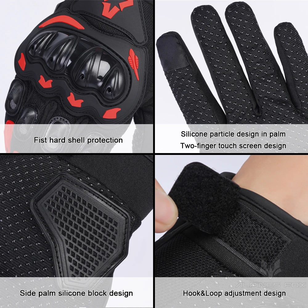 Été nouveaux hommes gants de Moto dur joint écran tactile Moto Motocross Moto motard gants Moto accessoires M-XXL