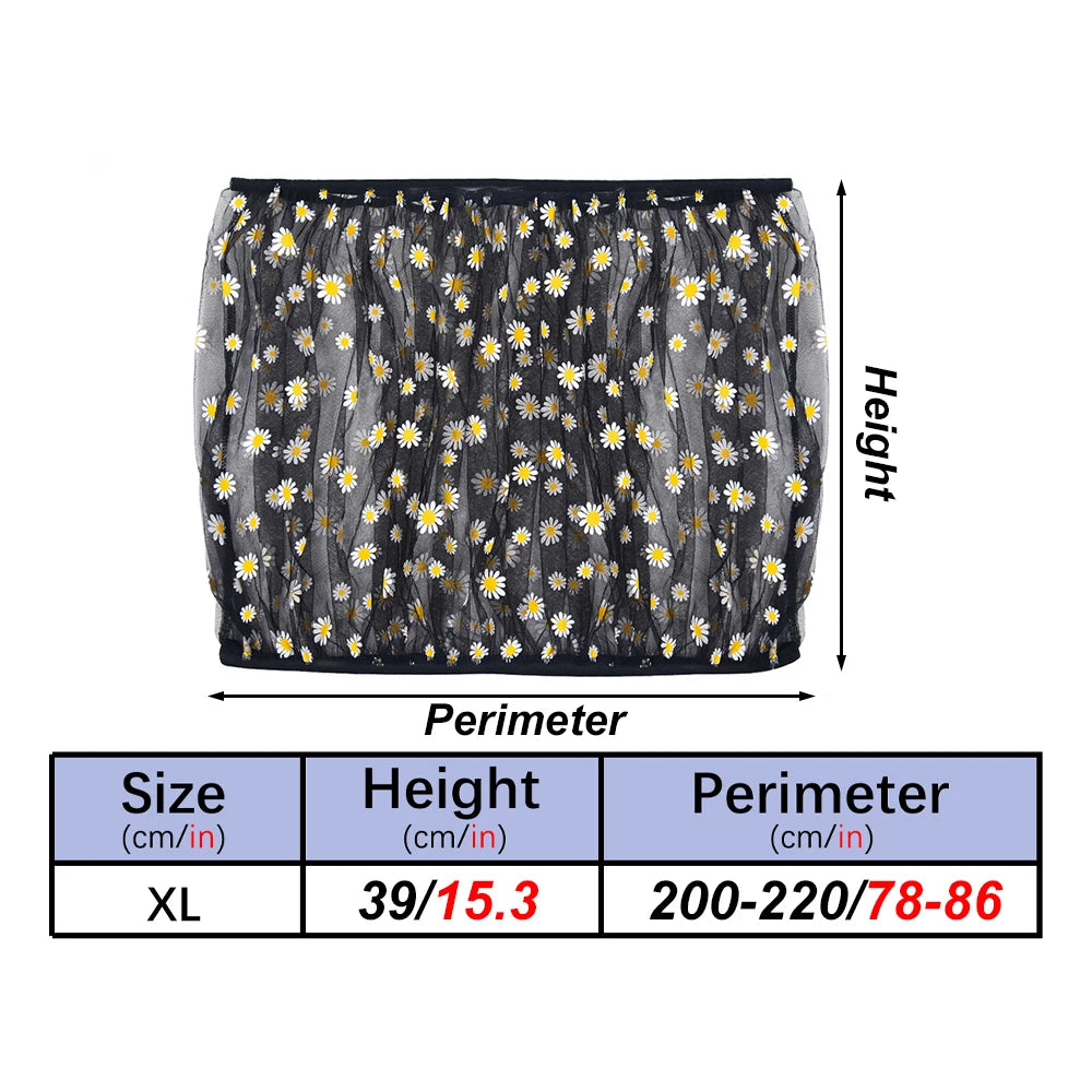 Couverture de filet de Cage à oiseaux réglable, attrape-plumes de graines de Cage à oiseaux, protection de jupe souple, filet en maille en Nylon pour Cages ronds et carrés