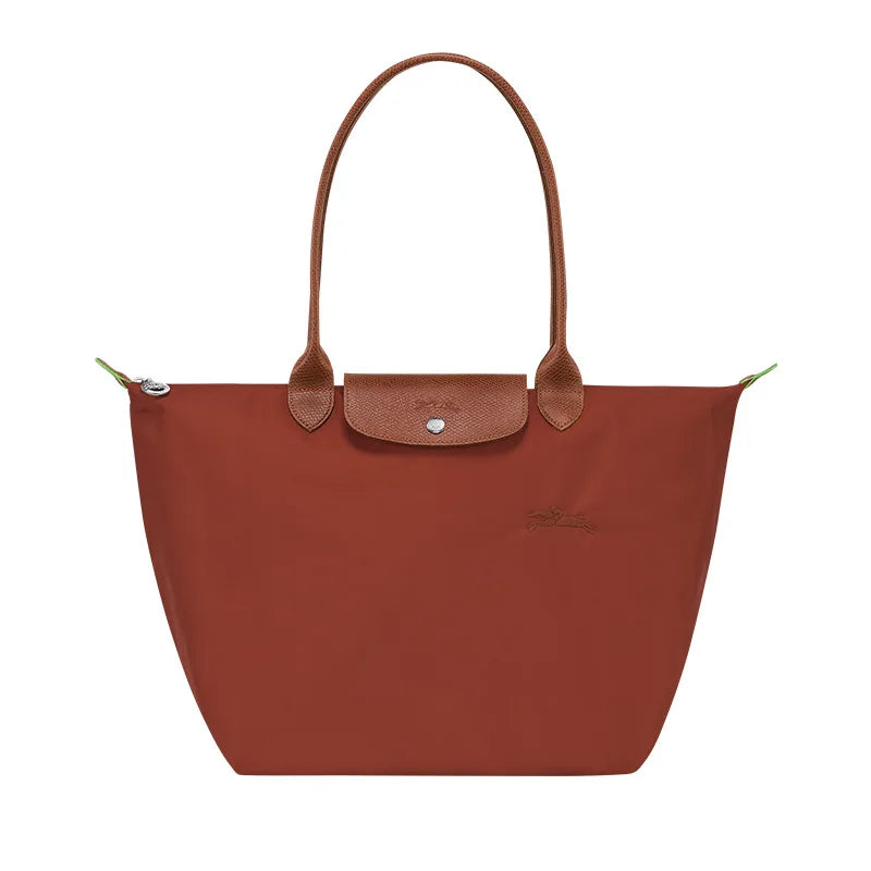 1 femmes pliable hobos nylon sac à main sacs classiques dame sac fourre-tout brodé sacs à bandoulière courts et longchamp poignées sacs