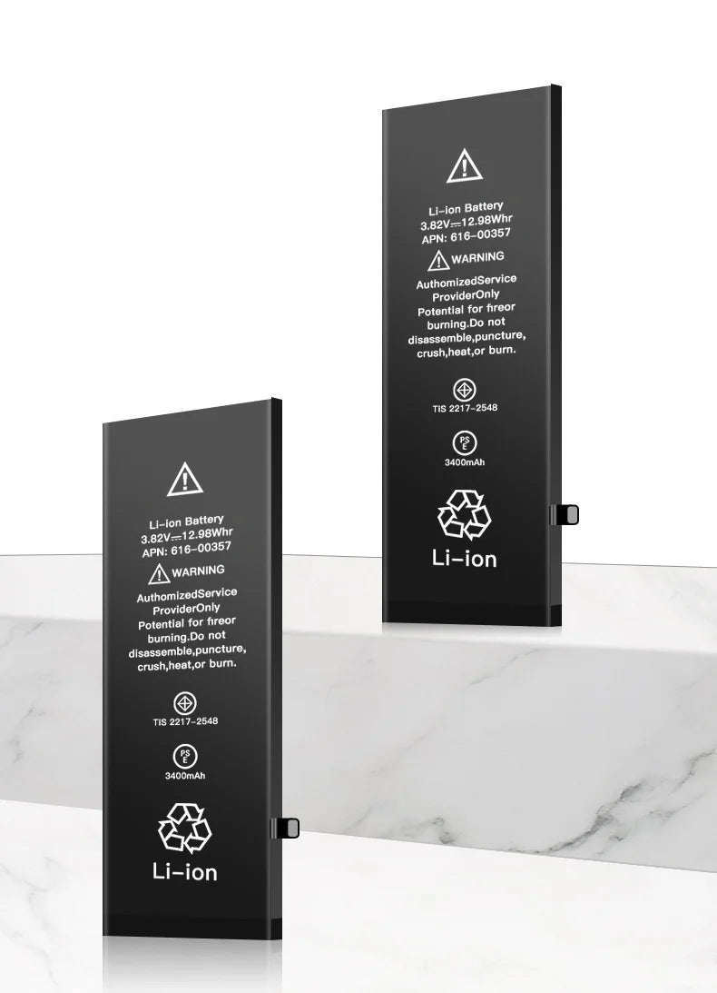 Batterie de téléphone 2024 pour Apple 5 6 S 7 8plus X Xr Xs Max 11 12 Pro 13 14 plus, batterie de remplacement pour iphone 7