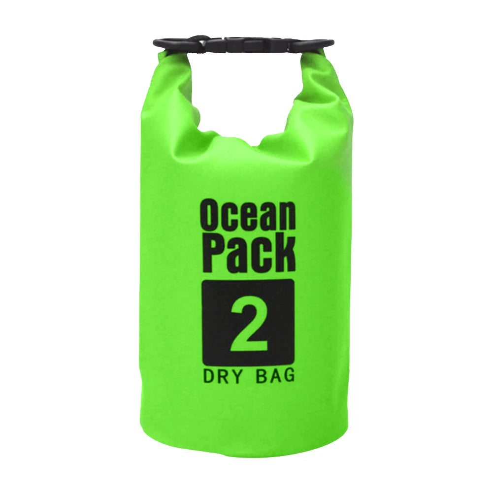 Sac sec étanche 2L/3L/5L/10L, sac flottant pour natation, Rafting, kayak, Trekking en rivière, voile, canoë, bateau