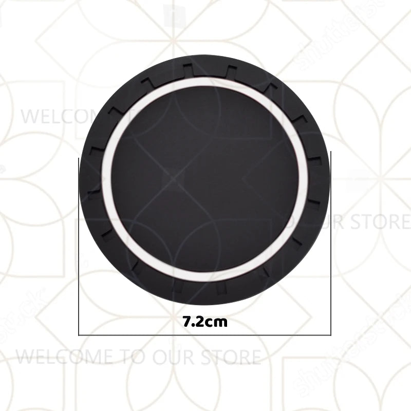 Porte-gobelet d'eau avec Logo alpin pour Kadjar Twingo Megane Scenic Kangoo, 2 pièces, tapis antidérapant, fente pour bouteille, style dessous de verre