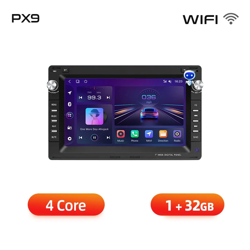 AWESAFE Carplay android Auto Radio pour VW Golf 4 Passat POLO Transport T5 Multivan siège Jetta voiture systèmes intelligents Autoradio