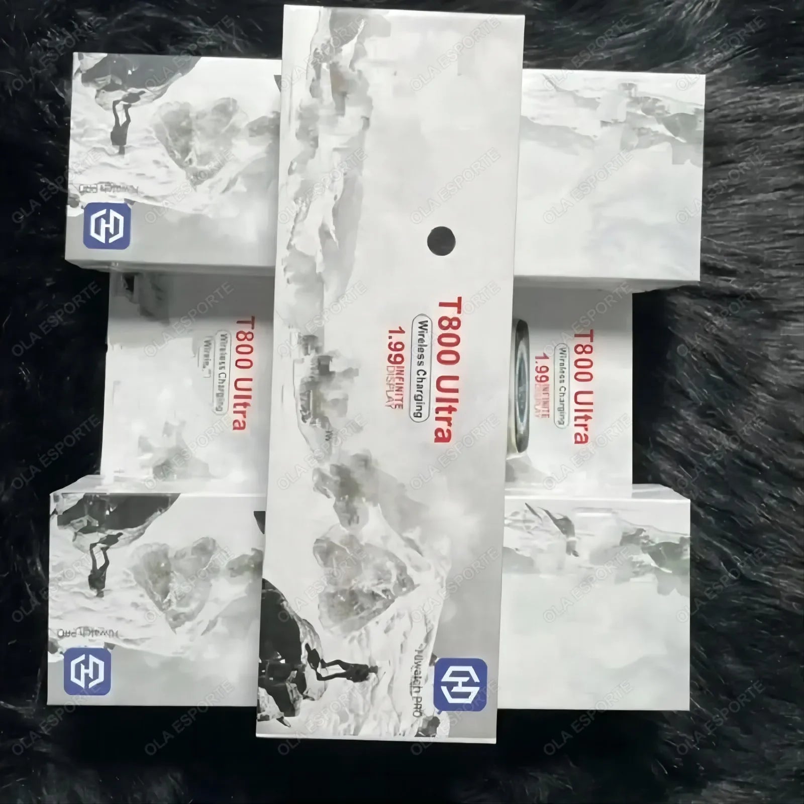 Wholesale T800 Ultra Smart Watch Men 49mm Series 8 AMOLED Screen NFC Compass Waterproof For Apple Watch IWO Ultra 9 Smartwatch