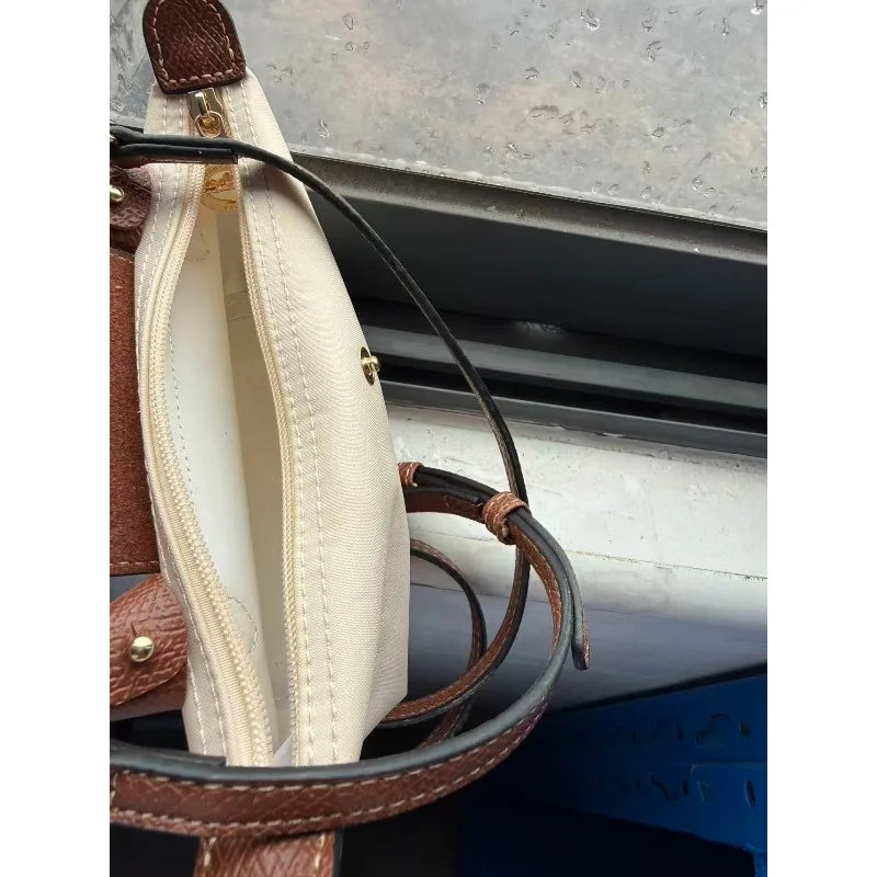 Mini sac à boulettes style Y2K, sac à bandoulière en nylon étanche, sac pour téléphone portable, sac à la mode pour femmes